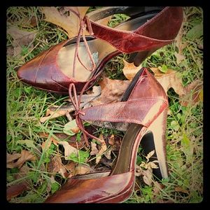 Burgundy CK heels